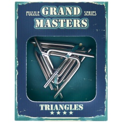 Kovový hlavolam Trojúhelníky - Grand Masters Triangles