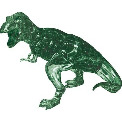 3D Crystal puzzle - T-Rex zelený