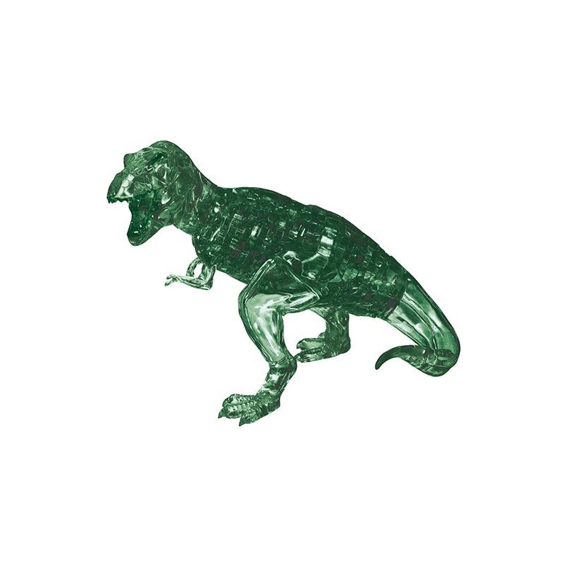 3D Crystal puzzle - T-Rex zelený