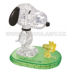 3D Crystal puzzle - Snoopy Woodstock