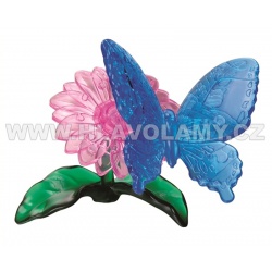 3D Crystal puzzle - Motýl