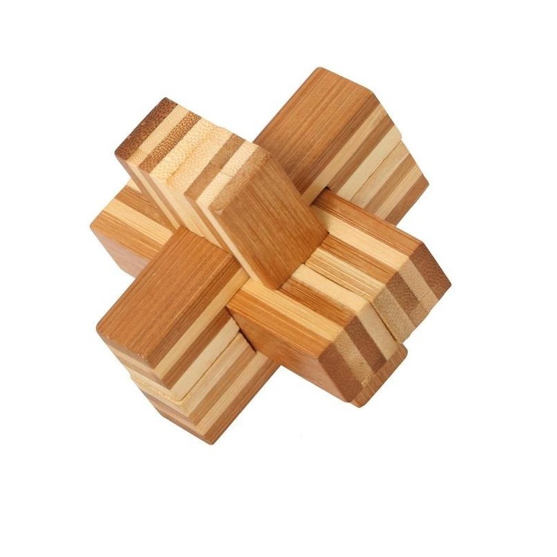 Dřevěný hlavolam - Bamboo Devil´s Knot
