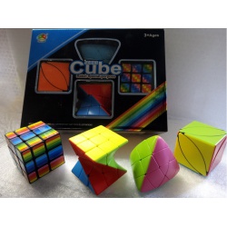 Rubikova kostka - Cube sada 4 tvary