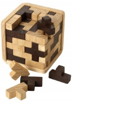 T Cube - dřevěný hlavolam
